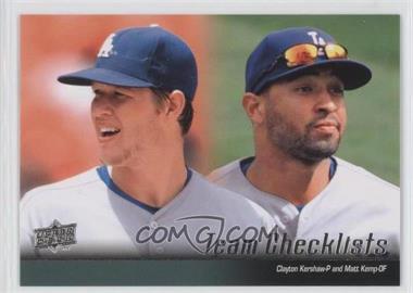 2010 Upper Deck - [Base] #585 - Clayton Kershaw, Matt Kemp (Los Angeles Dodgers Team Checklist)