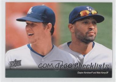 2010 Upper Deck - [Base] #585 - Clayton Kershaw, Matt Kemp (Los Angeles Dodgers Team Checklist)