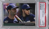 Ryan Braun, Yovani Gallardo (Milwaukee Brewers Team Checklist) [PSA 10&nbs…