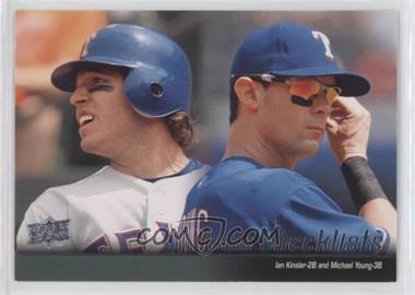 2010 Upper Deck - [Base] #598 - Ian Kinsler, Michael Young (Texas Rangers Team Checklist)