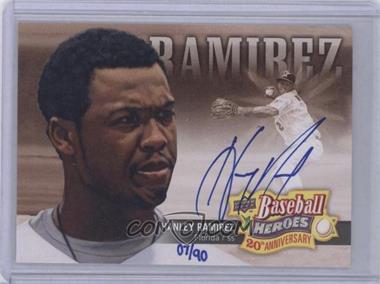 2010 Upper Deck - Baseball Heroes 20th Anniversary Art - Autographs #BHA-4 - Hanley Ramirez /90