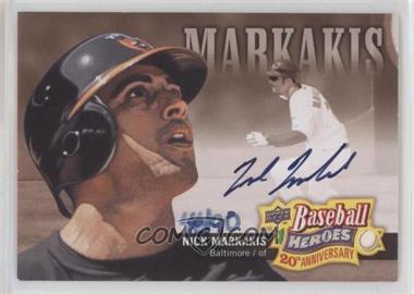 2010 Upper Deck - Baseball Heroes 20th Anniversary Art - Autographs #BHA-7 - Nick Markakis /90