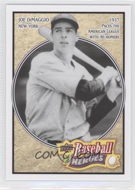 2010 Upper Deck - Baseball Heroes Joe Dimaggio #BH-1 - Joe DiMaggio