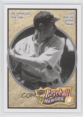 2010 Upper Deck - Baseball Heroes Joe Dimaggio #BH-2 - Joe DiMaggio