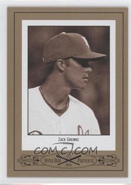 2010 Upper Deck - Portraits #SE-36 - Zack Greinke