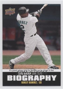 2010 Upper Deck - Season Biography #SB-100 - Hanley Ramirez