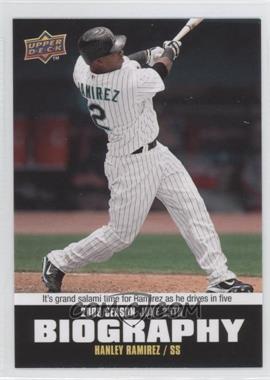 2010 Upper Deck - Season Biography #SB-100 - Hanley Ramirez