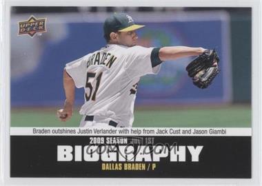 2010 Upper Deck - Season Biography #SB-106 - Dallas Braden