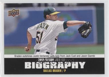 2010 Upper Deck - Season Biography #SB-106 - Dallas Braden