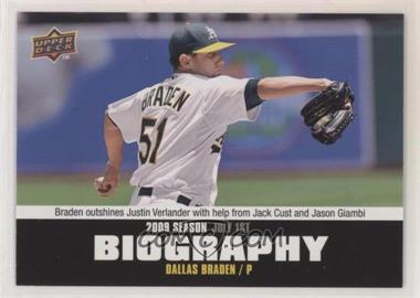 2010 Upper Deck - Season Biography #SB-106 - Dallas Braden