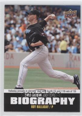 2010 Upper Deck - Season Biography #SB-122 - Roy Halladay