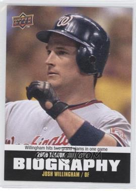 2010 Upper Deck - Season Biography #SB-132 - Josh Willingham