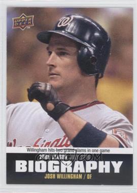 2010 Upper Deck - Season Biography #SB-132 - Josh Willingham