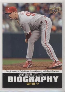 2010 Upper Deck - Season Biography #SB-134 - Cliff Lee