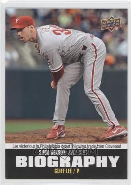 2010 Upper Deck - Season Biography #SB-134 - Cliff Lee