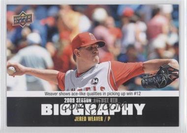2010 Upper Deck - Season Biography #SB-141 - Jered Weaver