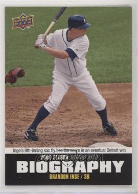 2010 Upper Deck - Season Biography #SB-154 - Brandon Inge