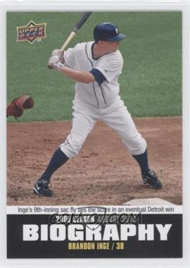 2010 Upper Deck - Season Biography #SB-154 - Brandon Inge