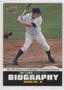 2010 Upper Deck - Season Biography #SB-154 - Brandon Inge [EX to NM]