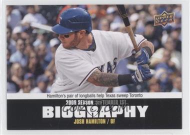 2010 Upper Deck - Season Biography #SB-167 - Josh Hamilton
