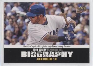 2010 Upper Deck - Season Biography #SB-167 - Josh Hamilton