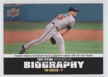 2010 Upper Deck - Season Biography #SB-168 - Tim Hudson
