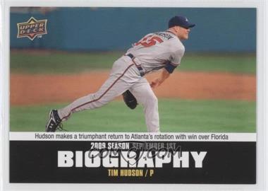 2010 Upper Deck - Season Biography #SB-168 - Tim Hudson