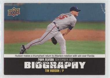 2010 Upper Deck - Season Biography #SB-168 - Tim Hudson [Noted]