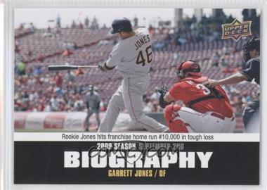2010 Upper Deck - Season Biography #SB-169 - Garrett Jones