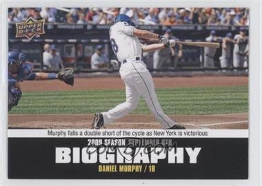 2010 Upper Deck - Season Biography #SB-173 - Daniel Murphy