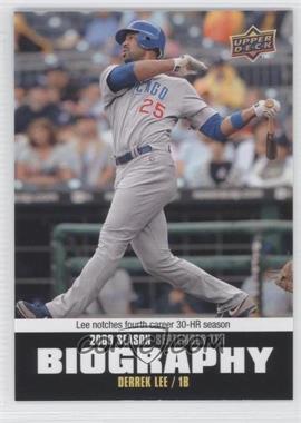 2010 Upper Deck - Season Biography #SB-175 - Derrek Lee