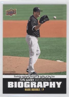 2010 Upper Deck - Season Biography #SB-176 - Mark Buehrle