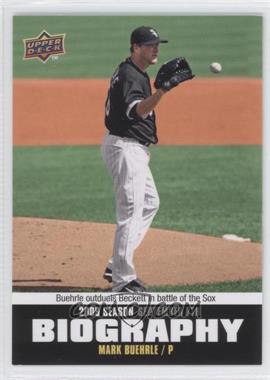 2010 Upper Deck - Season Biography #SB-176 - Mark Buehrle