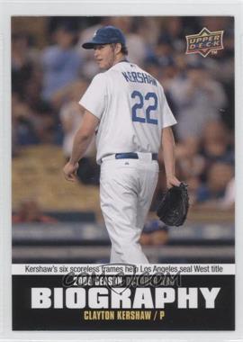 2010 Upper Deck - Season Biography #SB-198 - Clayton Kershaw