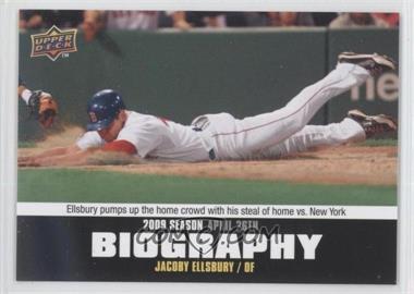 2010 Upper Deck - Season Biography #SB-24 - Jacoby Ellsbury