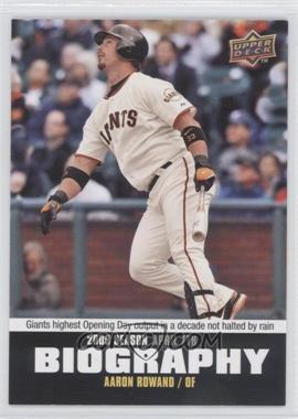 2010 Upper Deck - Season Biography #SB-3 - Aaron Rowand