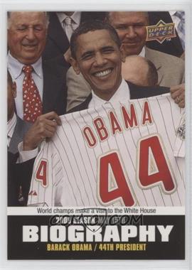 2010 Upper Deck - Season Biography #SB-46 - Barack Obama