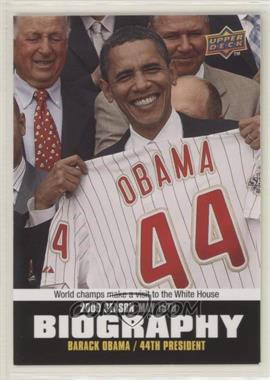 2010 Upper Deck - Season Biography #SB-46 - Barack Obama