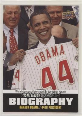 2010 Upper Deck - Season Biography #SB-46 - Barack Obama