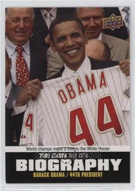 2010 Upper Deck - Season Biography #SB-46 - Barack Obama