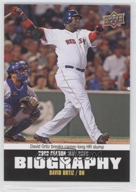 2010 Upper Deck - Season Biography #SB-53 - David Ortiz