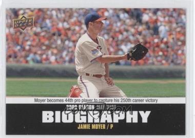 2010 Upper Deck - Season Biography #SB-66 - Jamie Moyer