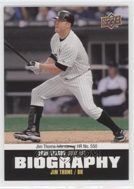 2010 Upper Deck - Season Biography #SB-67 - Jim Thome