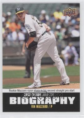 2010 Upper Deck - Season Biography #SB-76 - Vin Mazzaro