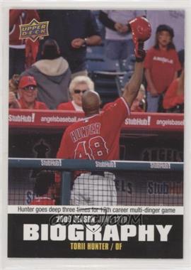 2010 Upper Deck - Season Biography #SB-83 - Torii Hunter