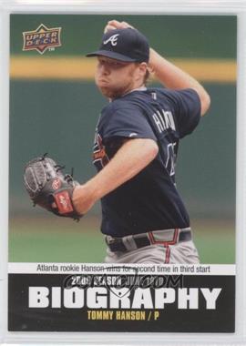 2010 Upper Deck - Season Biography #SB-90 - Tommy Hanson