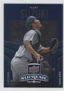 2010 Upper Deck - Supreme - Blue #S-33 - Kurt Suzuki