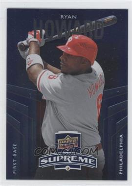 2010 Upper Deck - Supreme - Blue #S-34 - Ryan Howard