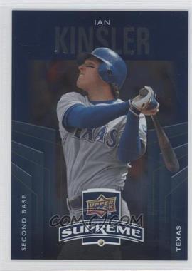 2010 Upper Deck - Supreme - Blue #S-46 - Ian Kinsler