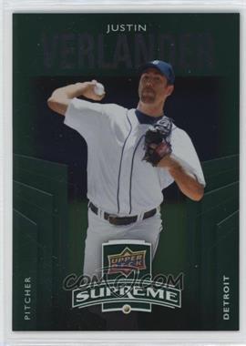 2010 Upper Deck - Supreme - Green #S-18 - Justin Verlander